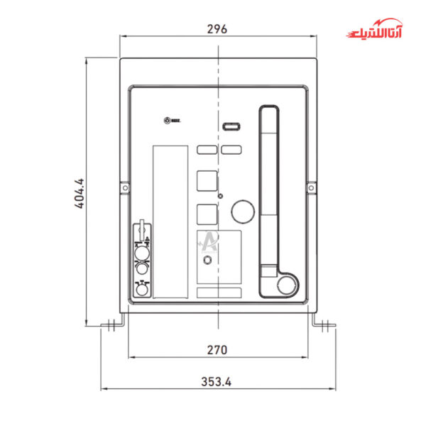 کلید هوایی 1600 آمپر 65ka بدنه فیکس هیوندای