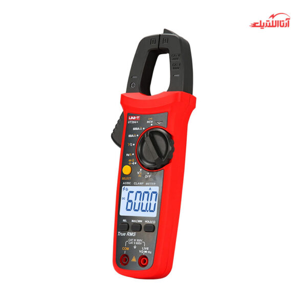 کلمپ متر دیجیتال 600 آمپر یونیتی کد +UT204