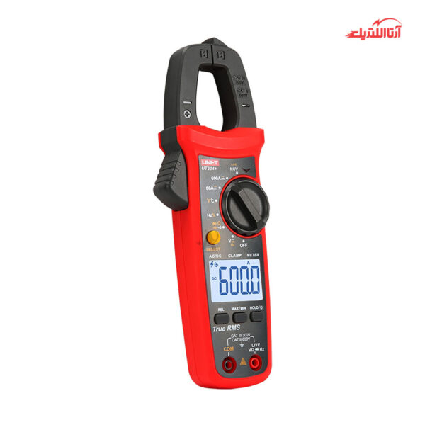 کلمپ متر دیجیتال 600 آمپر یونیتی کد +UT204