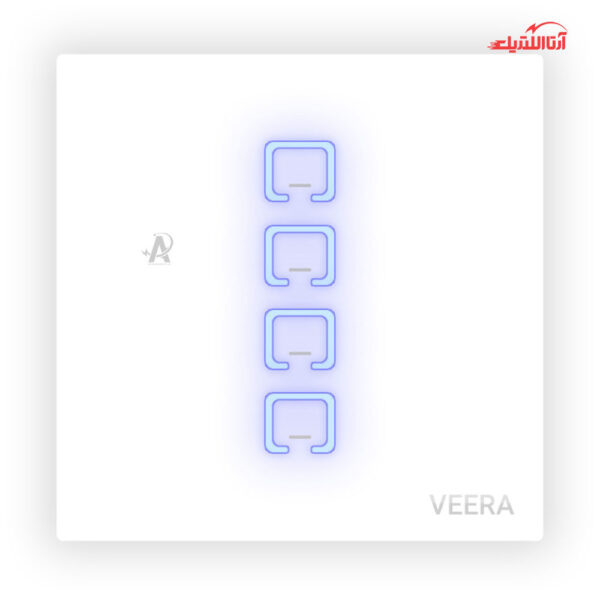کلید چهار پل لمسی ویرا الکتریک
