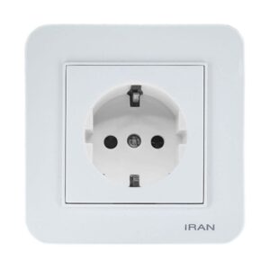 پریز برق ارت دار ایران الکتریک مدل ارس اقتصادی