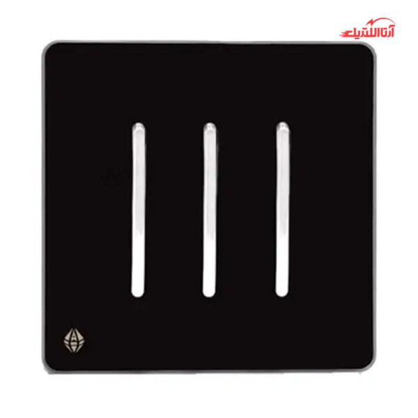 کلید سه پل آسیا الکتریک مدل یاقوت