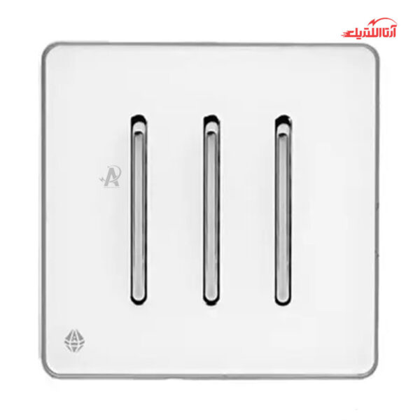 کلید سه پل آسیا الکتریک مدل یاقوت