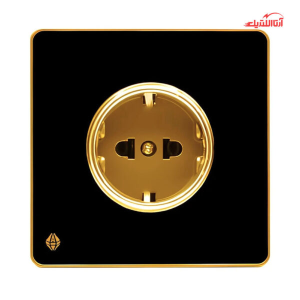 پریز برق محافظ دار آسیا الکتریک مدل یاقوت