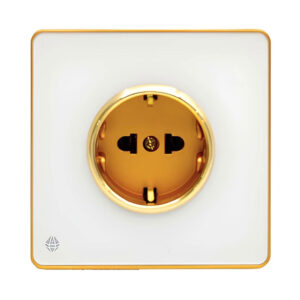 پریز برق محافظ دار آسیا الکتریک مدل یاقوت