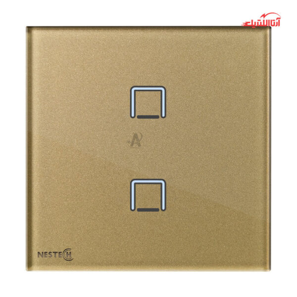 کلید لمسی دو پل نستک سری INNOVA کد NE3LS01XG2