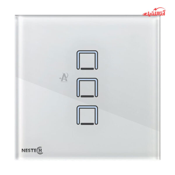 کلید لمسی سه پل نستک سری INNOVA کد NE3LS01XG3
