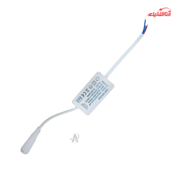 پنل سقفی توکار 18 وات مربع فریم لس فنر متغیر بدیع نور مدل S2