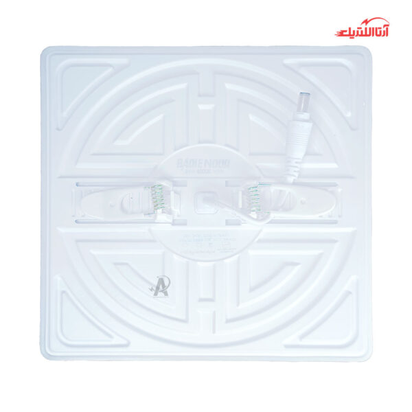 پنل سقفی توکار 24 وات مربع فریم لس فنر متغیر بدیع نور مدل S2