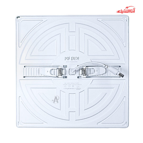 پنل سقفی توکار 36 وات مربع فریم لس فنر متغیر بدیع نور مدل S2