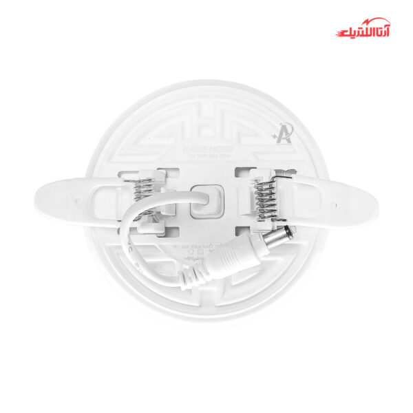 پنل سقفی توکار 10 وات گرد فریم لس فنر متغیر بدیع نور مدل S2