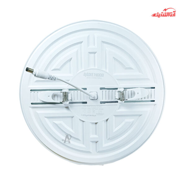 پنل سقفی توکار 36 وات گرد فریم لس فنر متغیر بدیع نور مدل S2