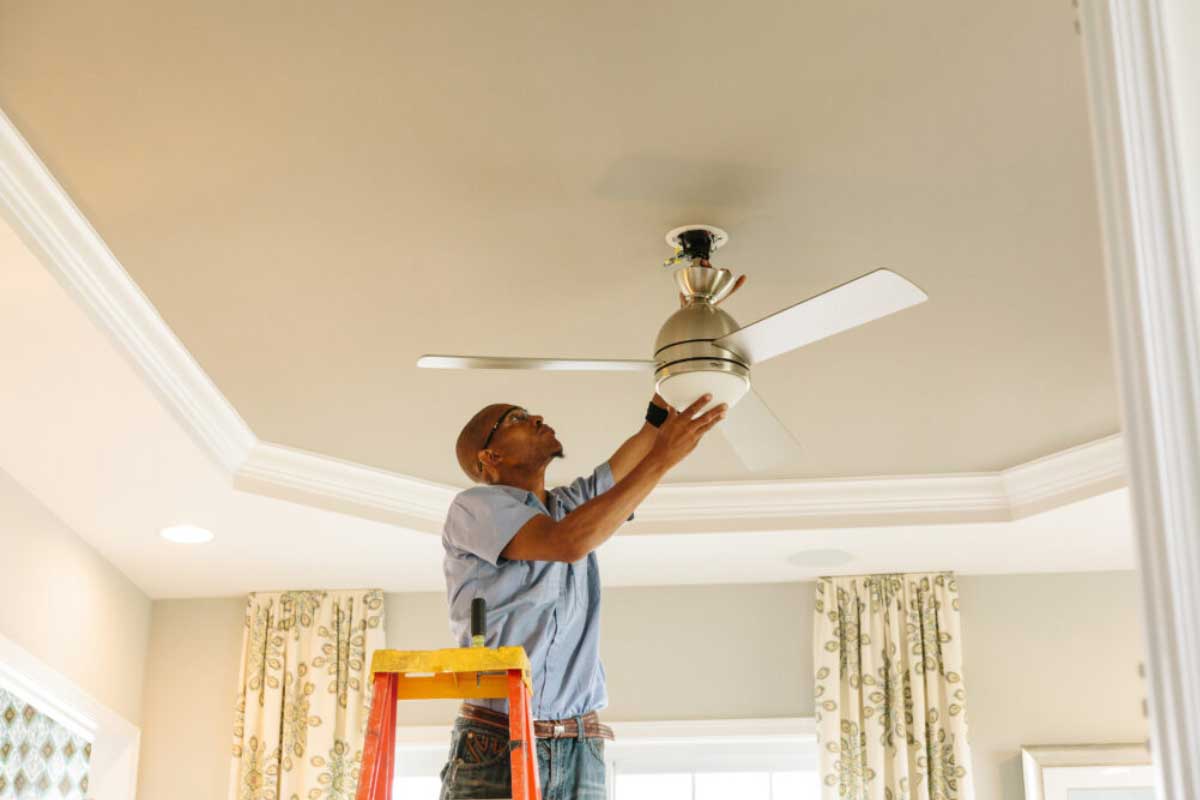 چرا پنکه سقفی نمیچرخد؟ (علت نچرخیدن پنکه سقفی)