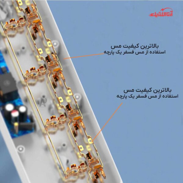 رابط 5 خانه و شارژ 2500 وات الدینیو مدل SC-5415