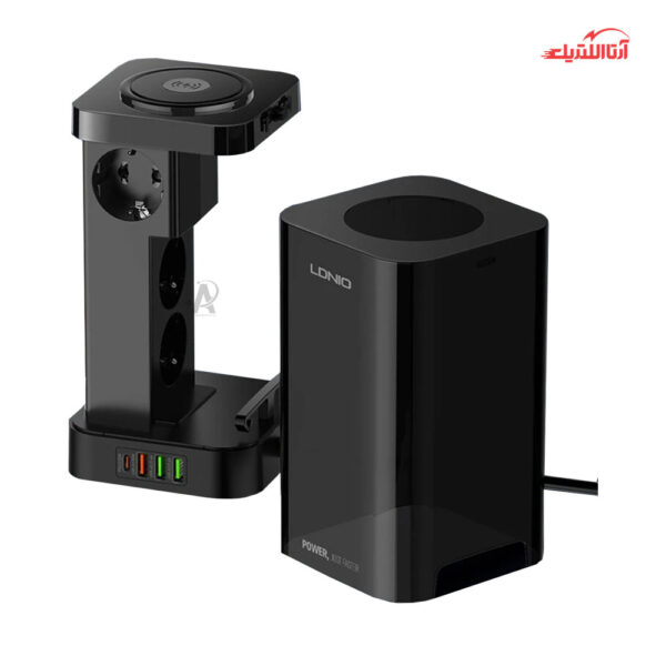 باکس رابط 3 خانه و شارژ وایرلس 2500 وات الدینیو مدل SEW-4485