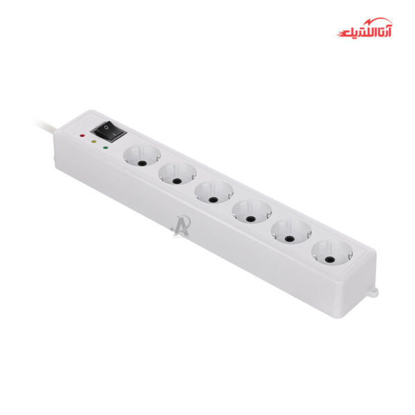 محافظ برق 6 خانه صوتی تصویری و کامپیوتر گرین مدل GLP106