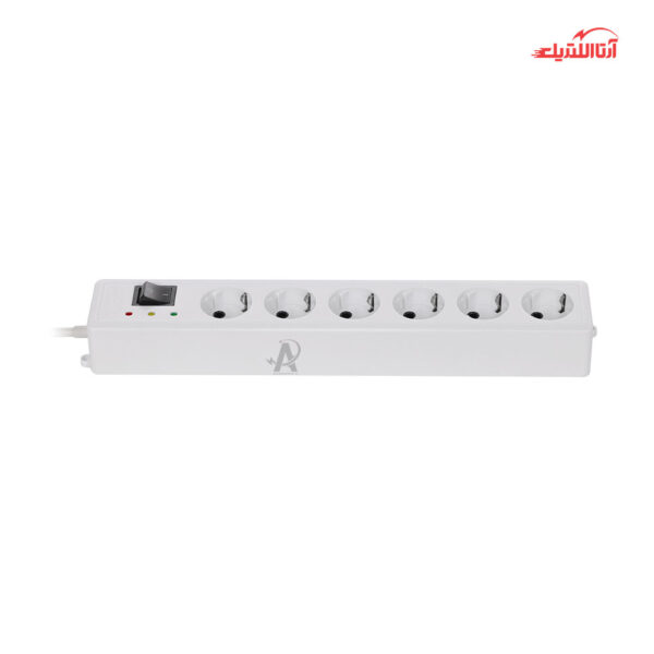 محافظ برق 6 خانه صوتی تصویری و کامپیوتر گرین مدل GLP106