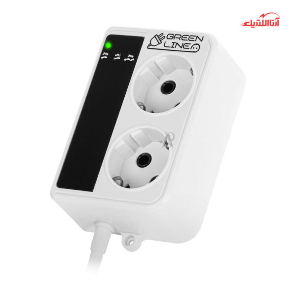 محافظ برق 2 خانه یخچال فریزر گرین مدل GLP162RW