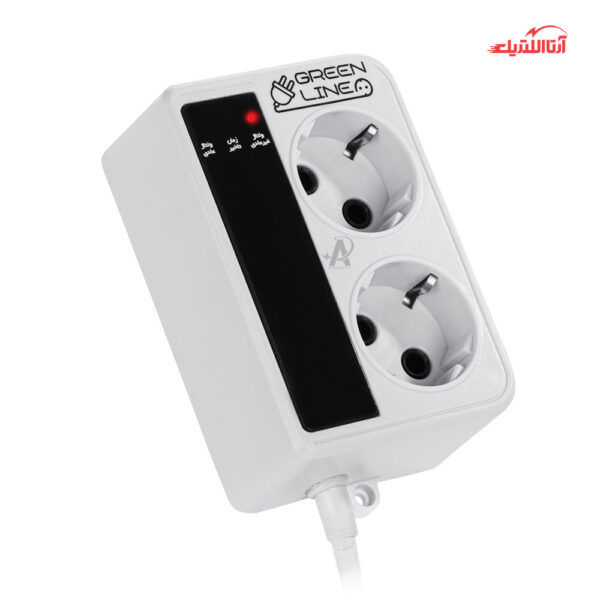 محافظ برق 2 خانه ماشین لباسشویی گرین مدل GLP162W