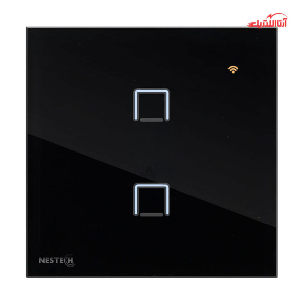 کلید لمسی هوشمند دو پل Zigbee نستک سری INNOVA کد NE5LS01XG2