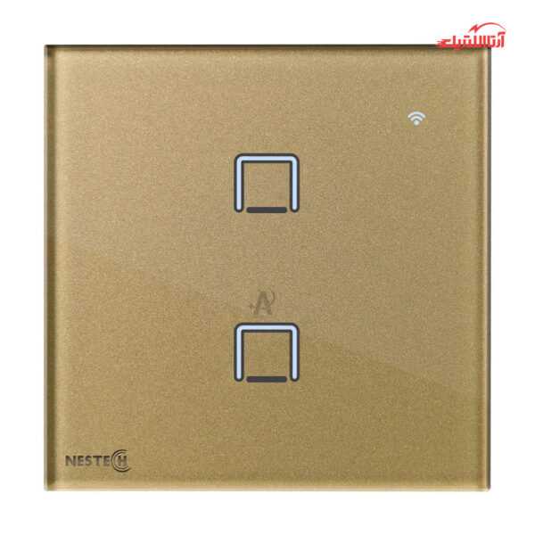 کلید لمسی هوشمند دو پل Zigbee نستک سری INNOVA کد NE5LS01XG2