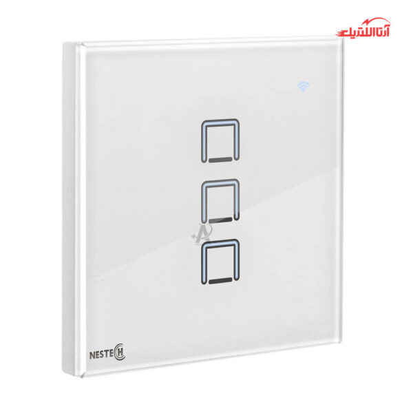 کلید لمسی هوشمند سه پل Zigbee نستک سری INNOVA کد NE5LS01XG3