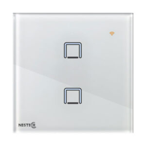 کلید لمسی هوشمند دو پل ترکیبی Zigbee نستک سری INNOVA کد NE5MS01XG1