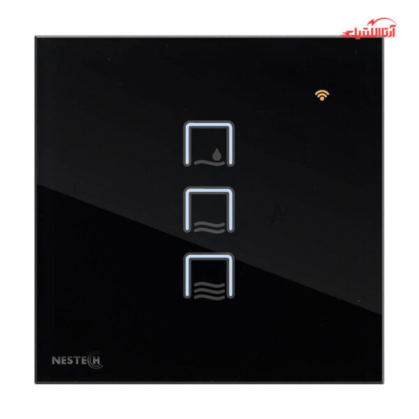 کلید لمسی هوشمند کولر آبی Zigbee نستک سری INNOVA کد NE5AC01XG1