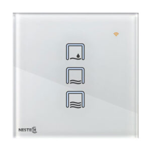 کلید لمسی هوشمند کولر آبی Zigbee نستک سری INNOVA کد NE5AC01XG1