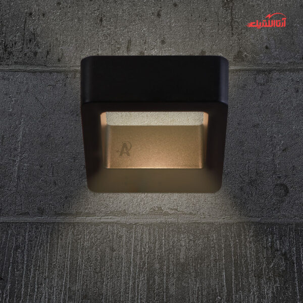 چراغ دیواری 6 وات مربع ستاره شمال مدل LN35