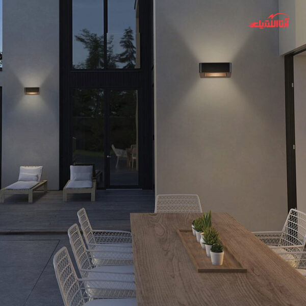 چراغ دیواری 6 وات مربع ستاره شمال مدل LN35