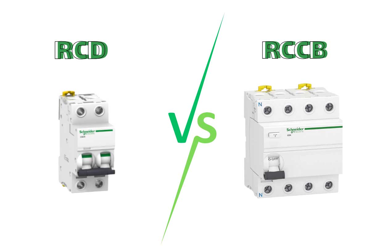 تفاوت کلید rcd با rccb چیست؟
