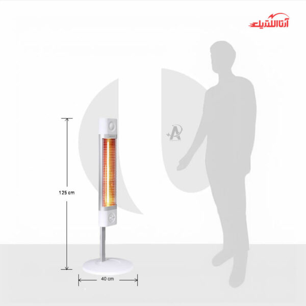 هیتر برقی ایستاده 2500 وات لوترا مدل CH2500XE