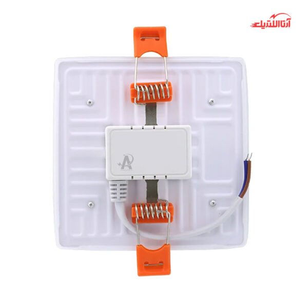 پنل سقفی مربع توكار 9 وات فول لایت فنر متغیر ZFR