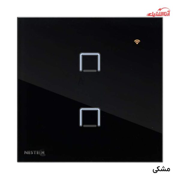کلید لمسی هوشمند دو پل ترکیبی RF نستک سری INNOVA کد NE4MS01XG1