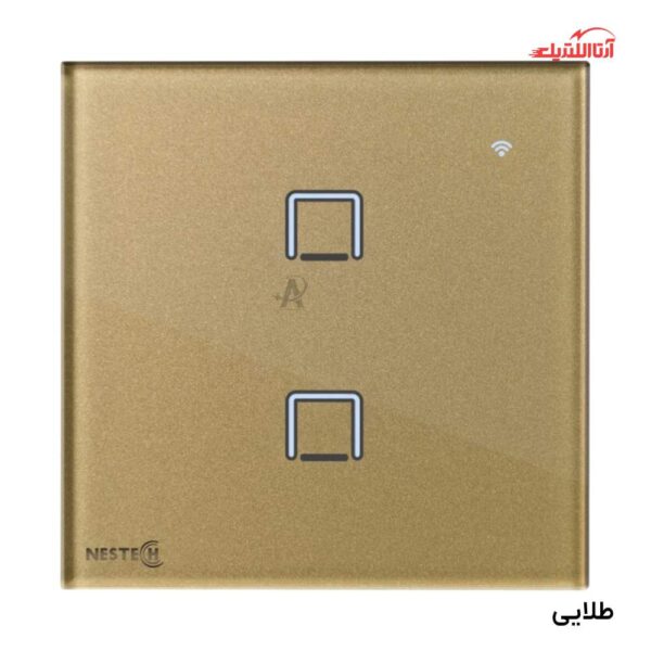 کلید لمسی هوشمند دو پل ترکیبی RF نستک سری INNOVA کد NE4MS01XG1