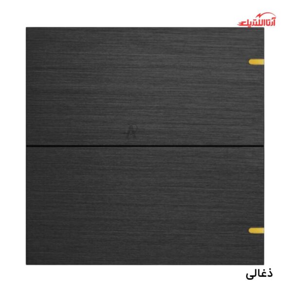 کلید پوش باتن هوشمند دو پل Zigbee نستک سری TRONE کد TR5LSALXG2