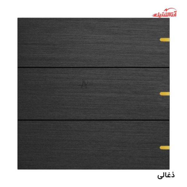 کلید پوش باتن هوشمند سه پل Zigbee نستک سری TRONE کد TR5LSALXG3