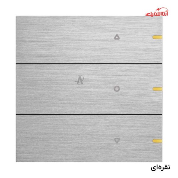 کلید پوش باتن هوشمند پرده Zigbee نستک سری TRONE کد TR5CSALXG2