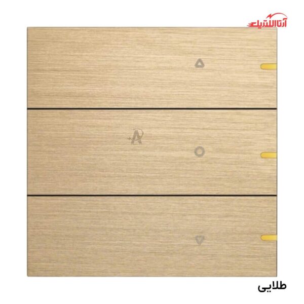 کلید پوش باتن هوشمند پرده Zigbee نستک سری TRONE کد TR5CSALXG2