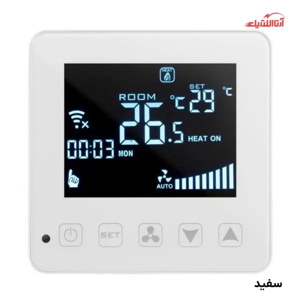 ترموستات هوشمند لمسی با کنترل IR نستک سری AirNest مدل HY08AC