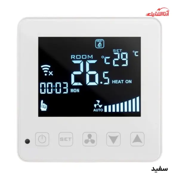 ترموستات هوشمند لمسی WiFi Tuya نستک سری AirNest مدل HY08AC