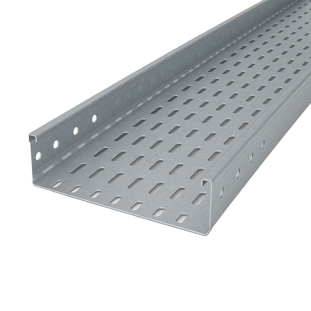 سینی کابل گالوانیزه گرم عرض 15 سانتیمتر ضخامت 2 پانچ دار شاخه 2 متری