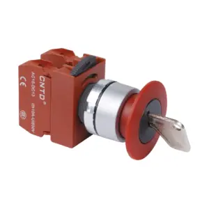 شستی قارچی قفل شو سوئیچ دار با کلگی قطر 40 CNTD مدل C2PNKM4