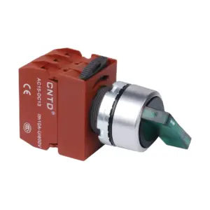 کلید دو طرفه چراغ دارقطر 22 CNTD مدل C2SIL-F3