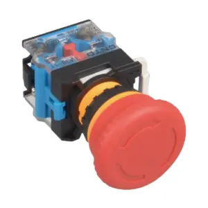 شستی قارچی قفل شو CNTD مدل LA38-11ZS40-C3/RD