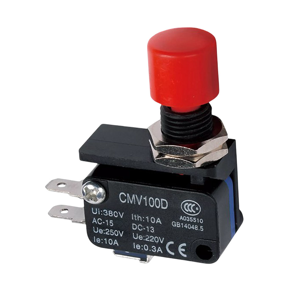 میکروسوئیچ فشاری با مهره نصبی CNTD مدل CMV10P-D