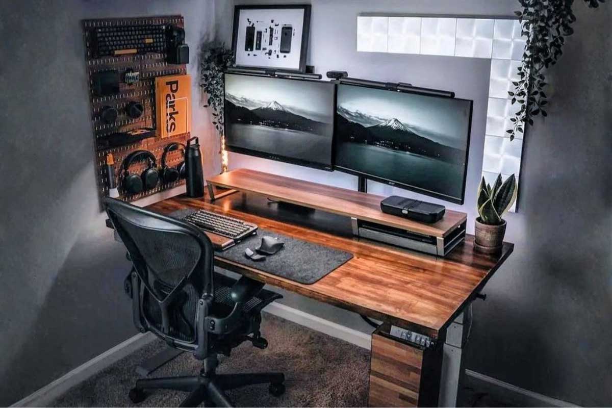 ایده نورپردازی اتاق ترید؛ نورپردازی با طیف رنگ خاکستری