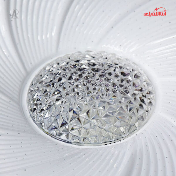 چراغ سقفی روکار 80  وات سه‌ حالته فانتزی شی ‌کاریزما مدل مهتاب کد 021