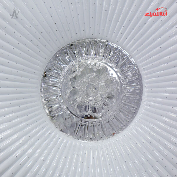 چراغ سقفی روکار 80 وات سه حالته فانتزی شی کاریزما مدل مهتاب کد 015